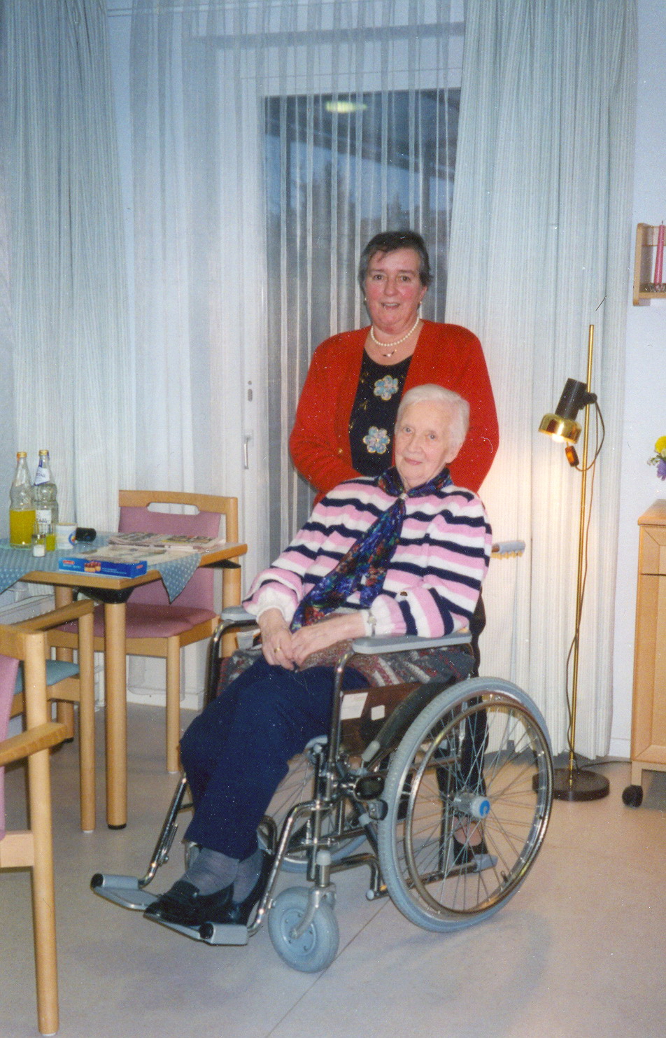 Mit ihrer Tochter Dorothea, Anfang der 2000er Jahre