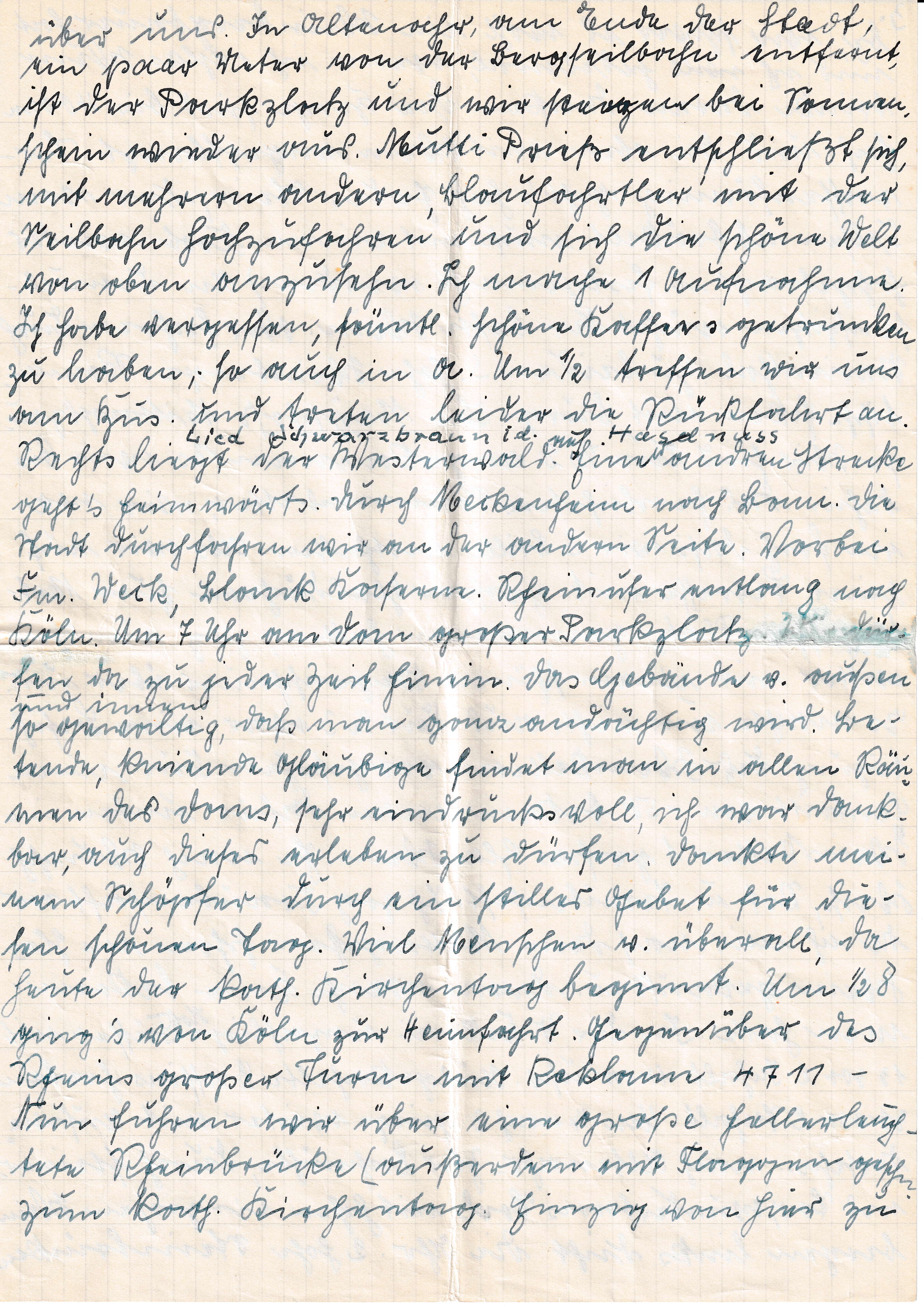 Reisebericht von Martha Lörzer 'Unser Rhein-Arft-Fahrt', 28.08.1956, 6/7